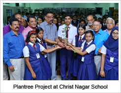 Plantree Project at Christ Nagar School